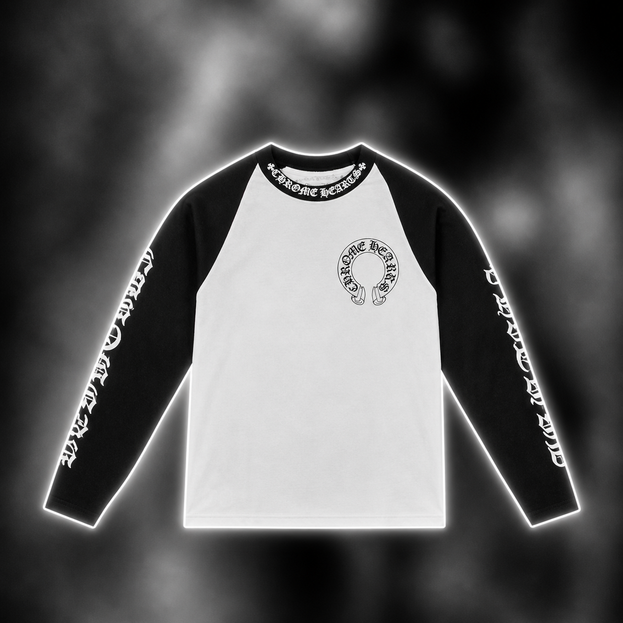 black and white tee