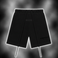 black shorts